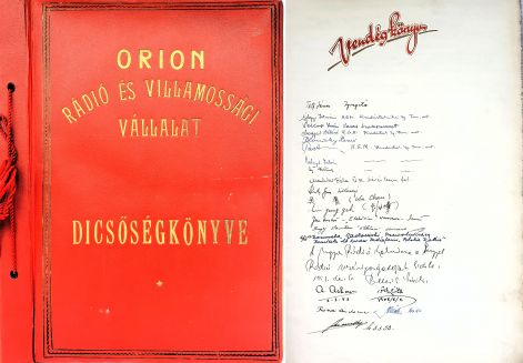 ORION DICSŐSÉGKÖNYV