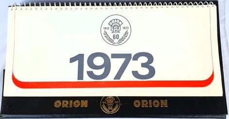 ORION ASZTALI NAPTÁR 1973